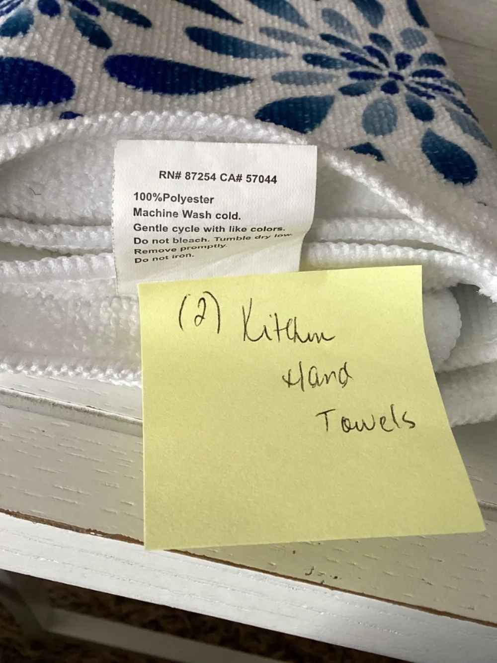 NEW Set of (2) Kitchen Hand Towels